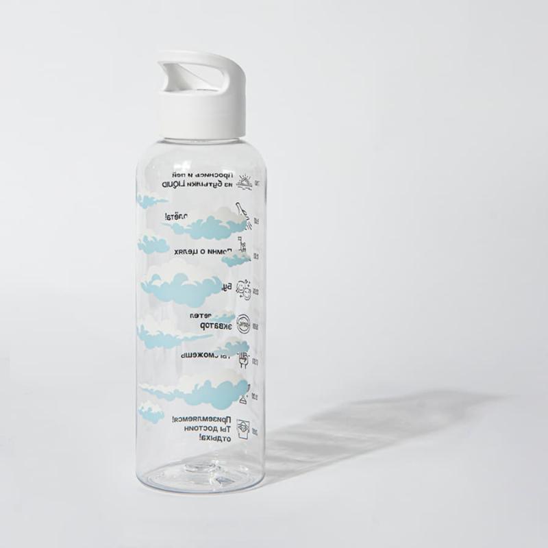 Бутылка для воды LIQUID, 500 мл, 22х6,5см, зеленый, пластик rPET