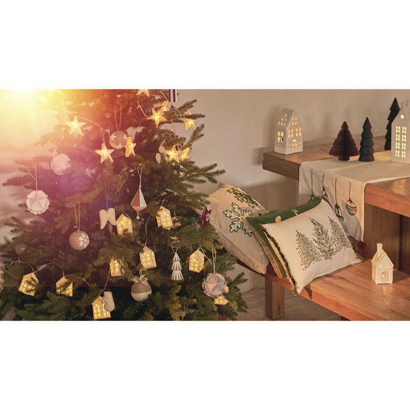 Набор елочных шаров zero waste из джута из коллекции new year essential, 4 шт.