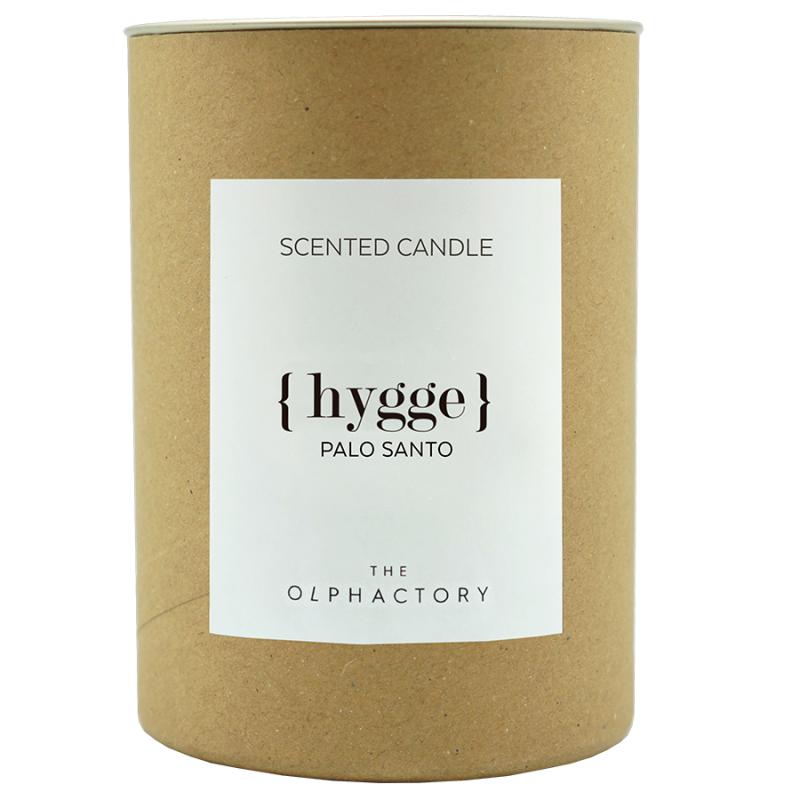 Свеча ароматическая the olphactory, hygge, palo santo, 40 ч