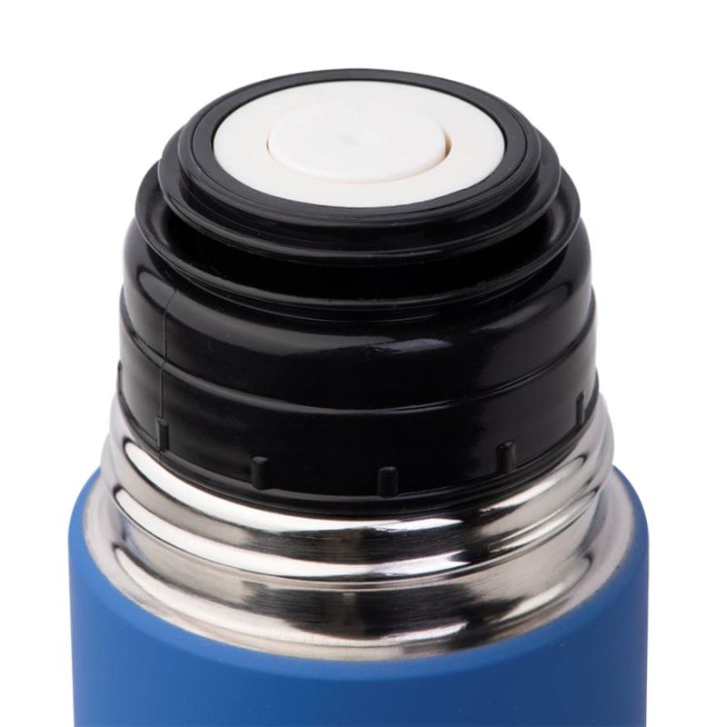 Термос SOFT, 500 мл, зеленый, нержавеющая сталь с прорезиненным покрытием