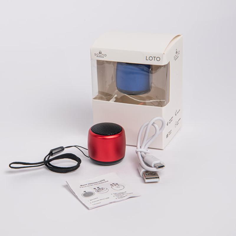 Портативная mini Bluetooth-колонка Sound Burger "Loto" золото