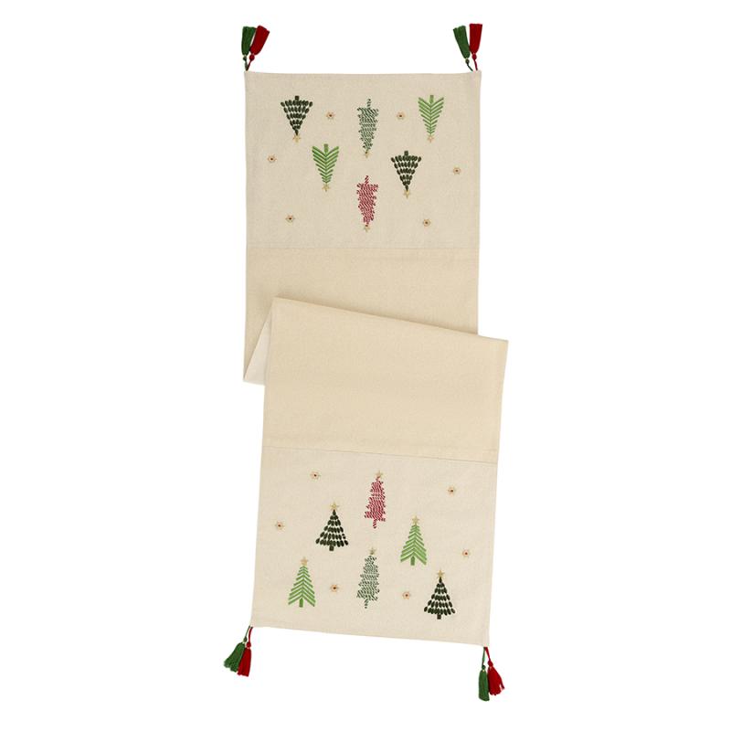 Дорожка на стол frozen pines из коллекции new year essential, 45х150 см