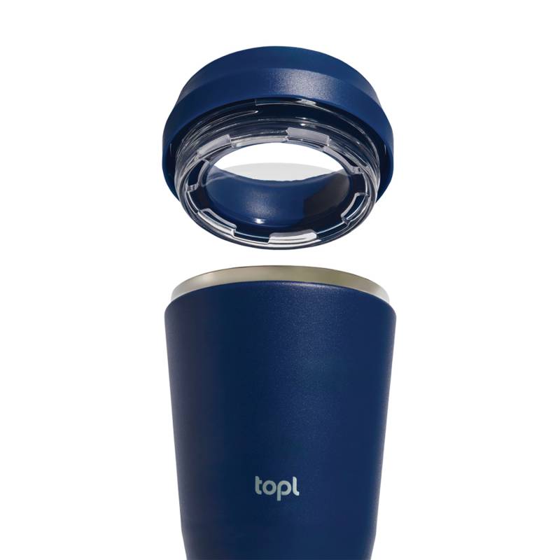 Термостакан Topl из переработанной стали с крышкой 360°, 354 мл