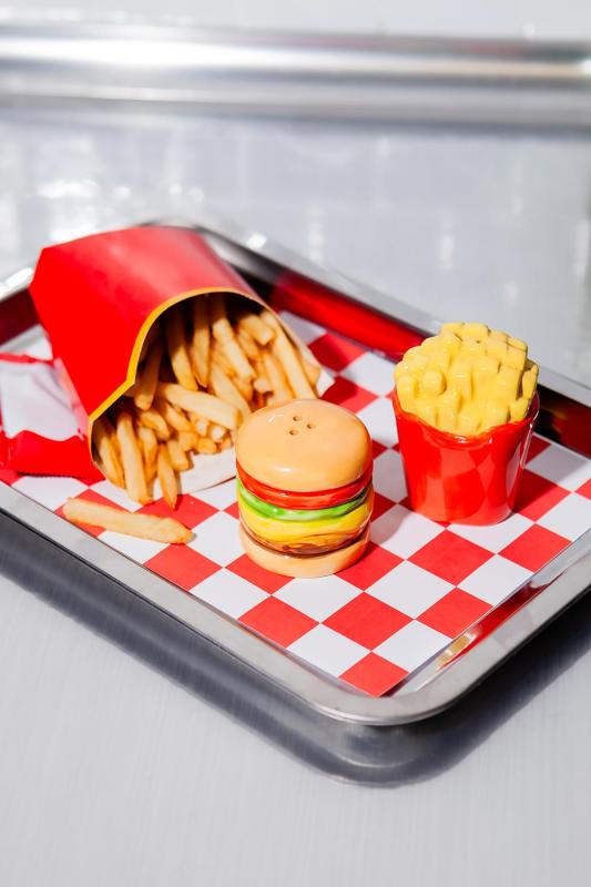 Набор из солонки и перечницы fast food, burger & f