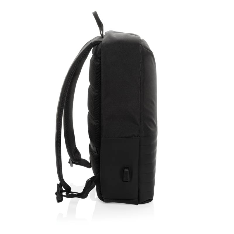 Антикражный рюкзак для ноутбука Swiss Peak с RFID-защитой из rPET AWARE™, 15,6’’