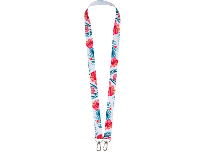 Ланъярд под сублимацию с 2-мя карабинами, 2 см