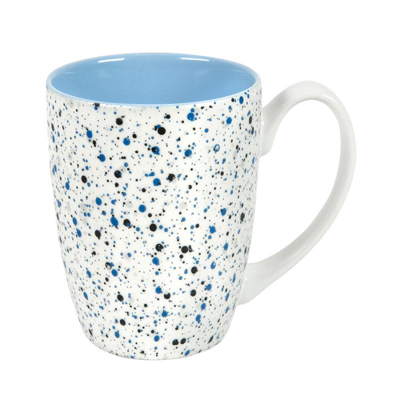 Кружка TERRAZZO, белый с розовым, 330мл, фарфор
