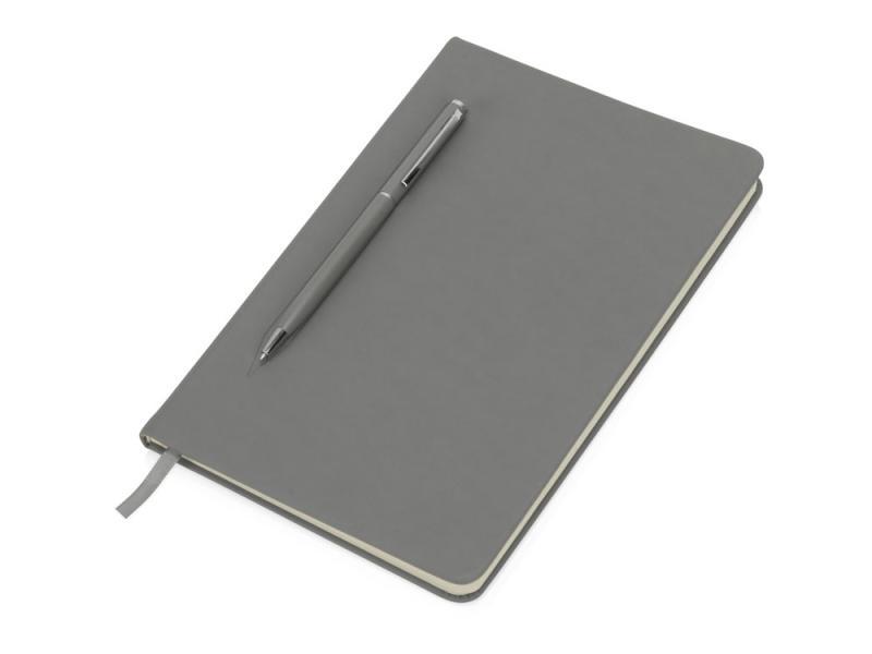 Блокнот А5 Magnet soft-touch с магнитным держателем для ручки