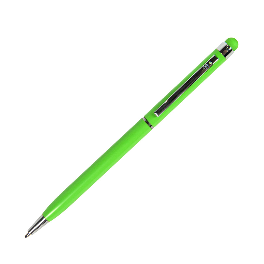 TOUCHWRITER, ручка шариковая со стилусом для сенсорных экранов, белый/хром, металл