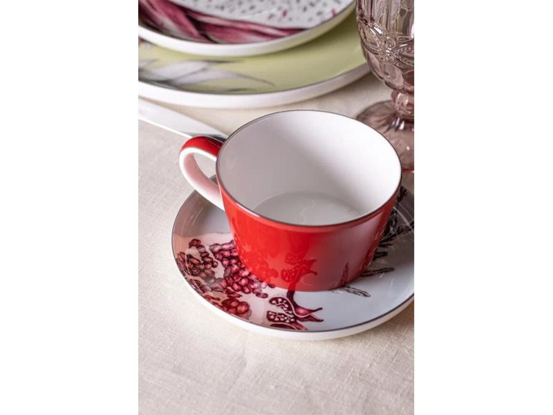 Набор чашка и блюдце TEA SET 1 BLU