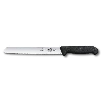 Нож для хлеба VICTORINOX Fibrox с волнистым лезвием 21 см