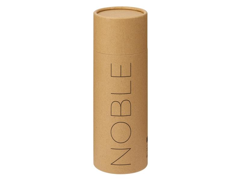 Вакуумная термокружка Noble с 360° крышкой-кнопкой, крафтовый тубус