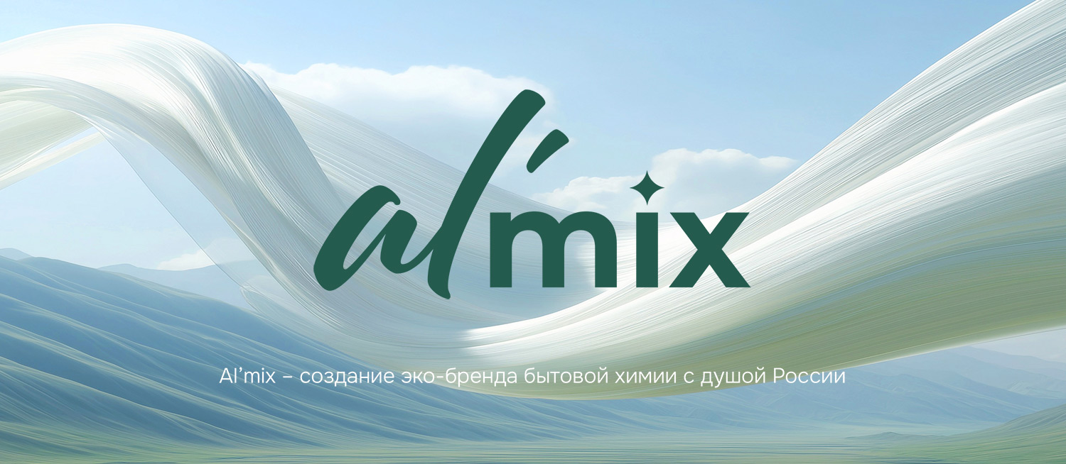 Айдентика и нейминг для продукции бренда Al’mix: энергия очищения и региональные истории