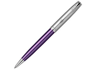 Ручка шариковая Parker Sonnet Essentials Violet SB Steel CT