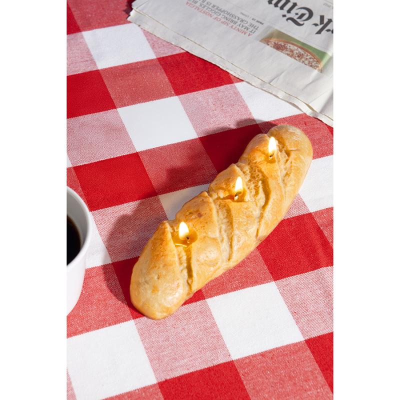 Свеча 3d good morning, baguette, 20,8 см