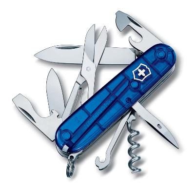 Нож перочинный VICTORINOX Climber, 91 мм, 14 функций, полупрозрачный