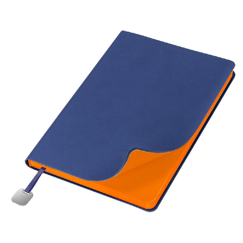 Ежедневник Flexy Latte Soft Touch Blue Edition Color А5, недатированный, в гибкой обложке