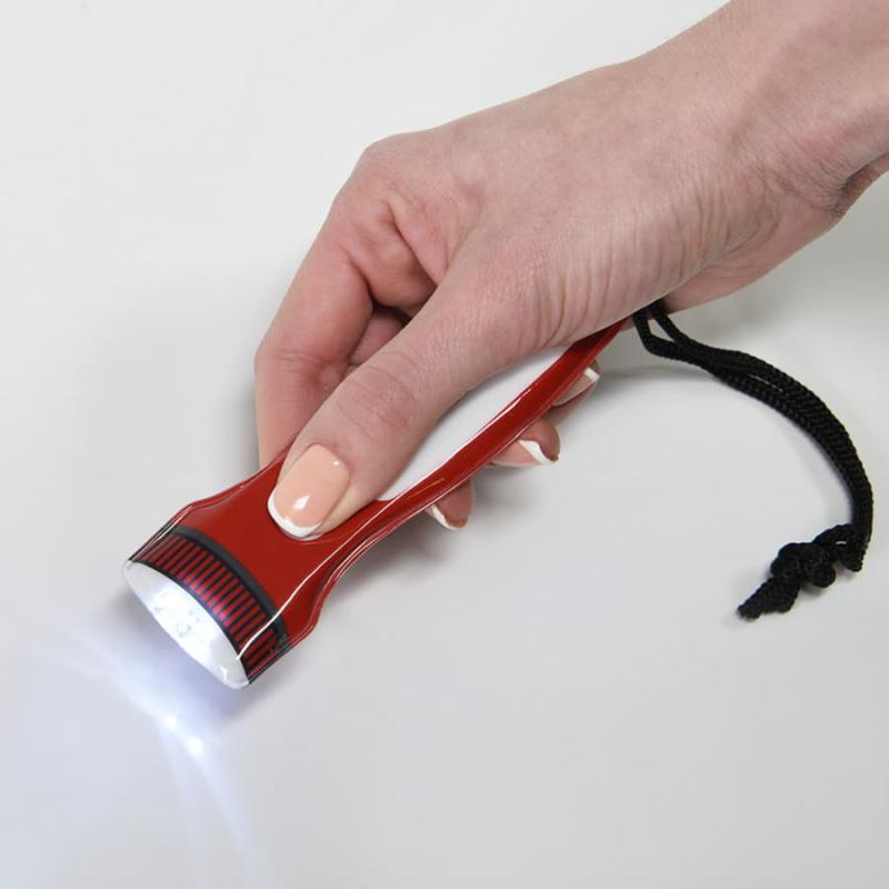 THELIX Фонарик LED карманный, ультратонкий, пластик, синий