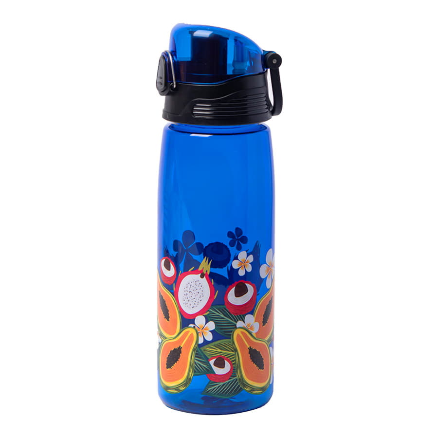 Бутылка для воды FLASK, 800 мл, 25,2х7,7см, красный, пластик