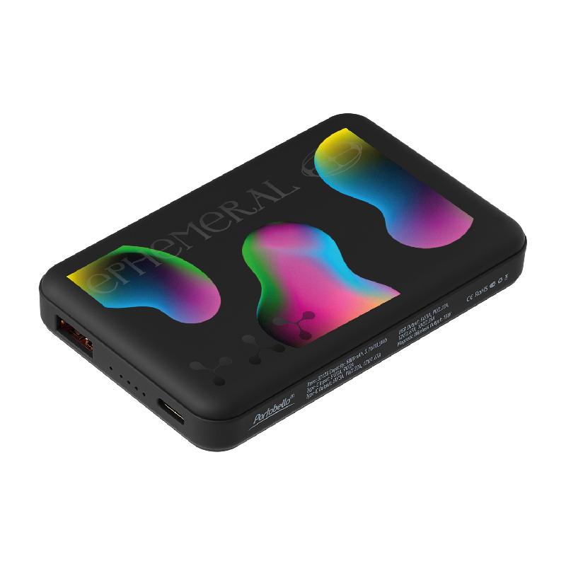 Внешний аккумулятор Ларго PD (Largo PD) 5000mAh с функцией беспроводной зарядки 15W