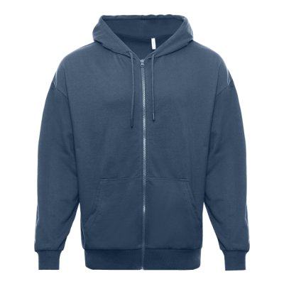Толстовка STAN Oversize Zip с капюшоном футер без начёса 240, 99, Графит (101)
