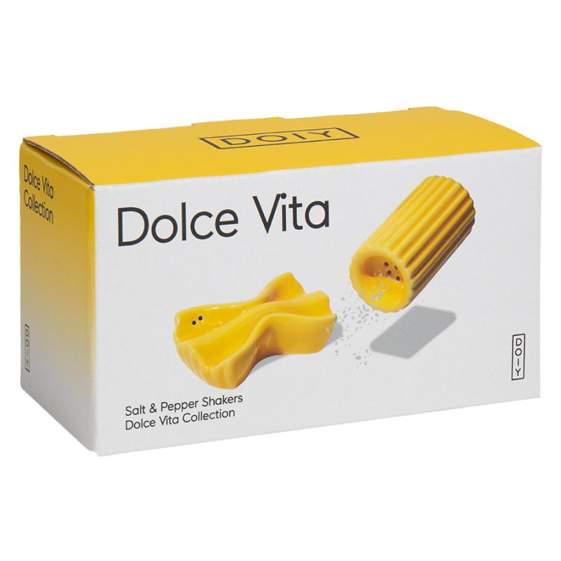 Набор из солонки и перечницы dolce vita, farfalle & macaroni