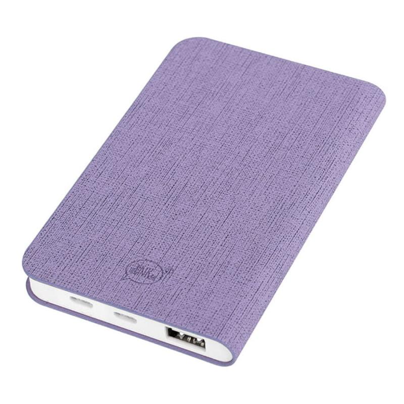 Универсальный аккумулятор "Provence" (5000mAh),голубой,7,5х12,1х1,1см, искусственная кожа,пл