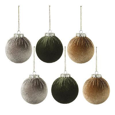 Набор ёлочных украшений velvet christmas из коллекции new year essential, 6 шт.