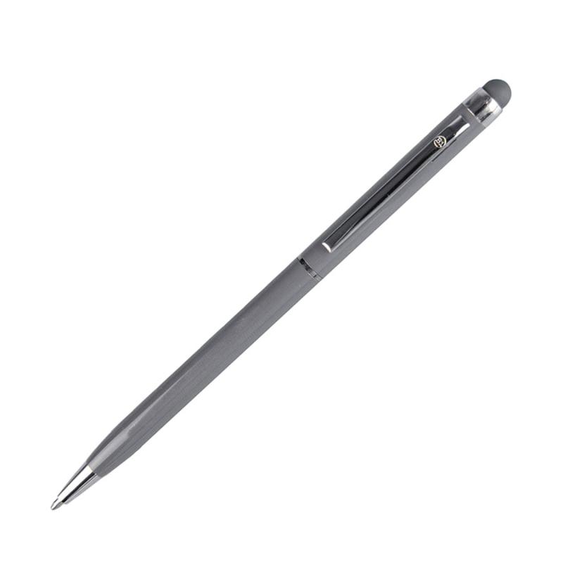 TOUCHWRITER, ручка шариковая со стилусом для сенсорных экранов, белый/хром, металл