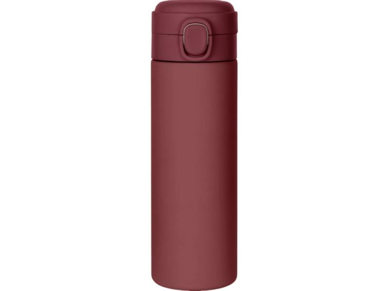 Вакуумная термокружка c кнопкой Guard, soft-touch, 400 мл
