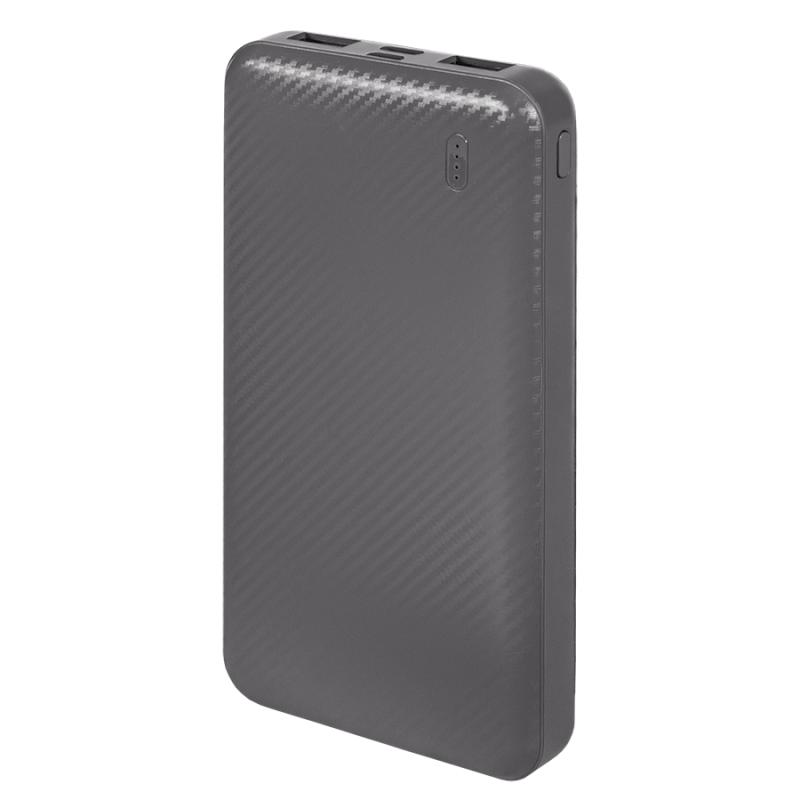 Универсальный аккумулятор Rib 10 (10000 мАч), белый, 13,5х6.8х1,5 см