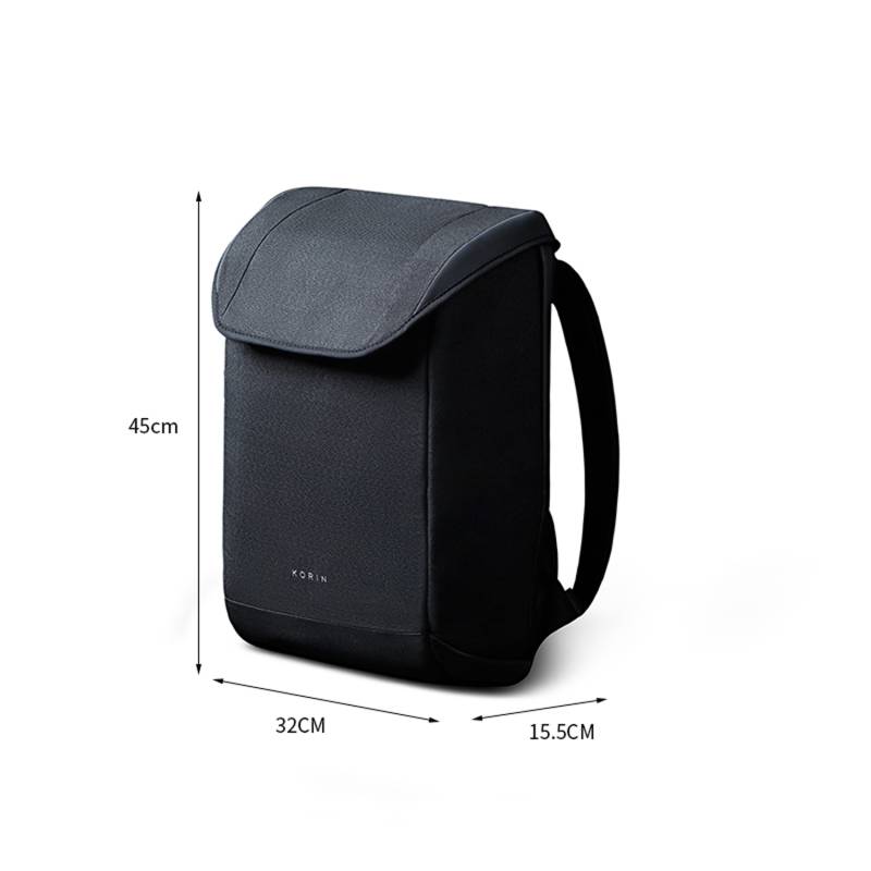 Рюкзак KORIN ClickPack X 45х32х15,5 см, с клапаном, черный
