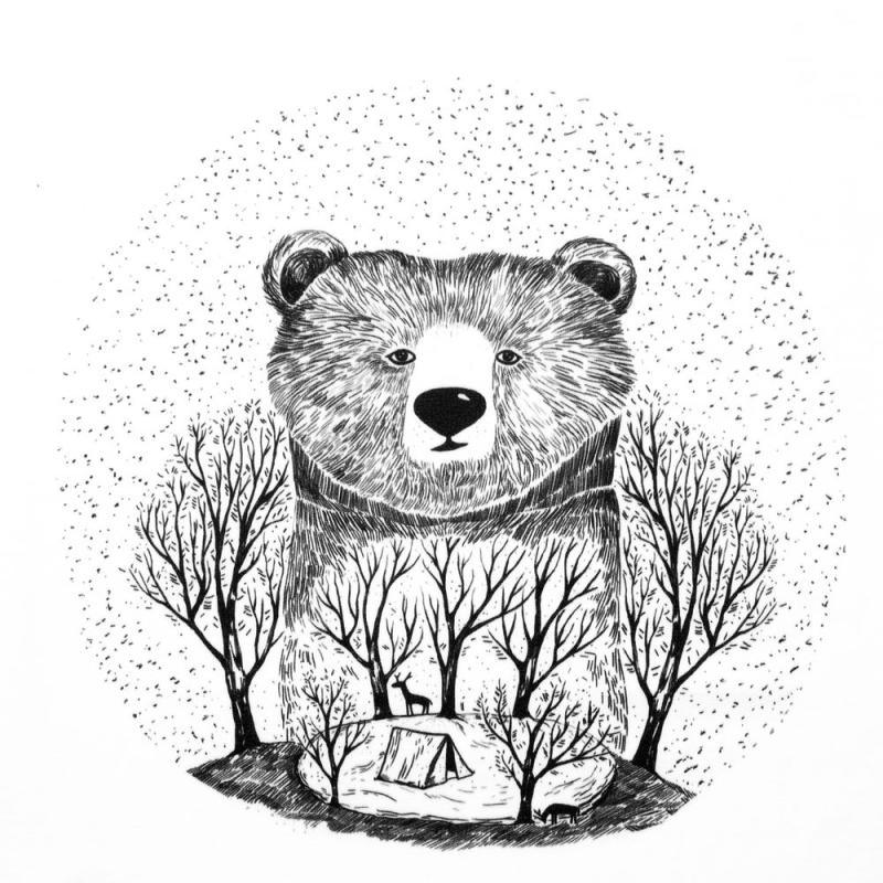 Футболка женская Bear