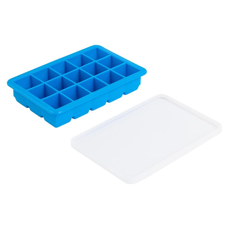 Форма для льда с крышкой ice cubes, 15 ячеек