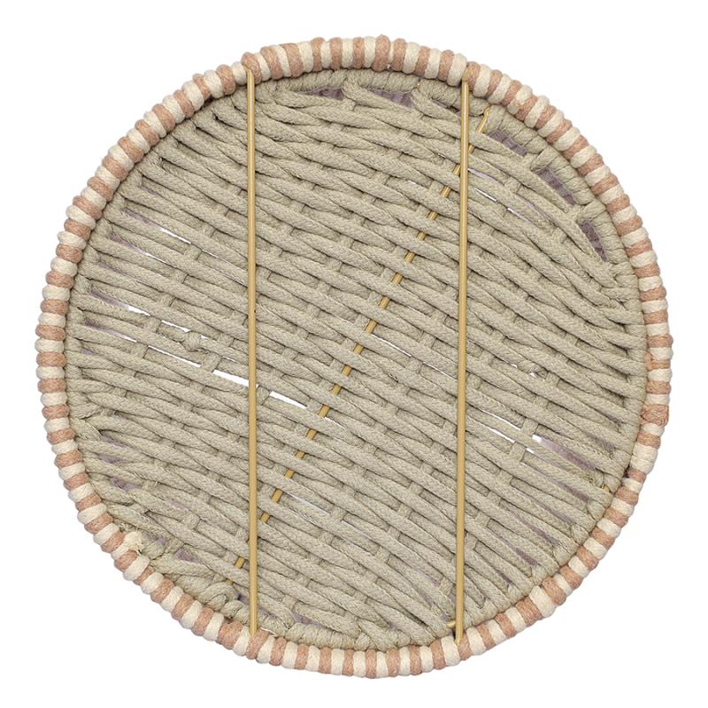 Корзина плетеная dholak beige из коллекции ethnic, размер l