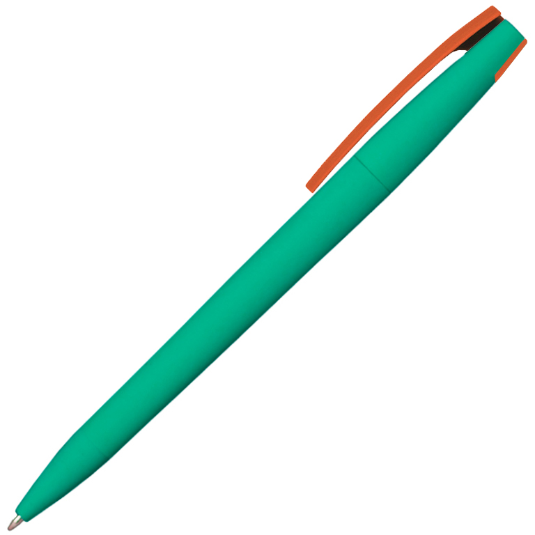Ручка шариковая, пластиковая софт-тач, Zorro Color Mix