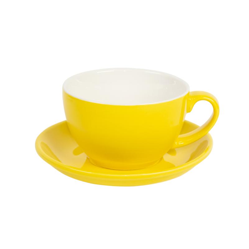 Чайная/кофейная пара CAPPUCCINO, голубой, 260 мл, фарфор