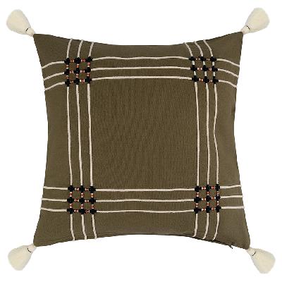Чехол на подушку nomad grid из коллекции ethnic, 45х45 см
