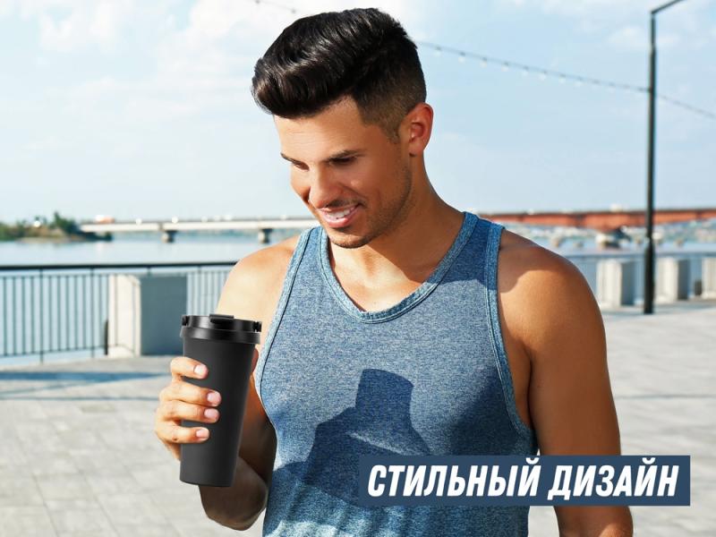 Вакуумная термокружка Grant, soft-touch, тубус