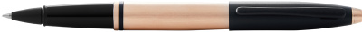 Ручкароллер Cross Calais Brushed Rose Gold Plate and Black Lacquer
