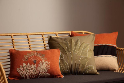 Чехол на подушку savanna leaf из коллекции ethnic, 45х45 см