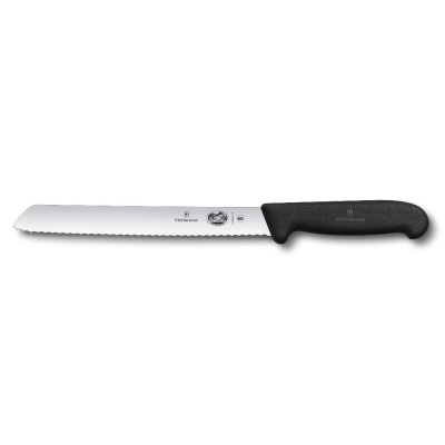 Нож для хлеба VICTORINOX Fibrox с волнистым лезвием 21 см