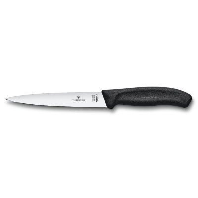 Нож филейный VICTORINOX SwissClassic с гибким прямым лезвием 16 см