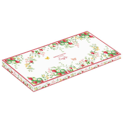 Блюдо прямоное jardin des fraises, 36х15 см