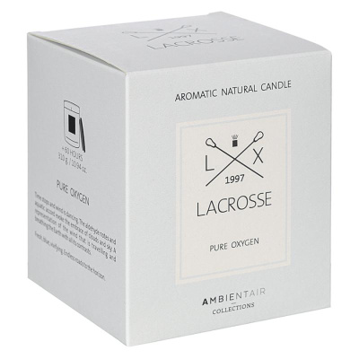 Свеча ароматическая lacrosse, pure oxygen (н), 60 ч