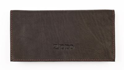 Кисет для табака ZIPPO, натуральная кожа, 15,5x1,5x8 см