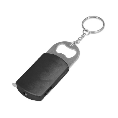Брелок-открывашка с фонариком и рулеткой, 1 м, Opener