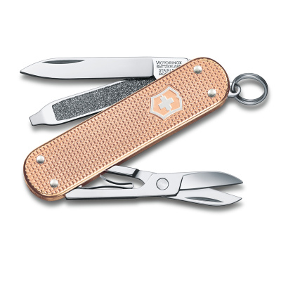 Ножбрелок VICTORINOX Classic SD Alox Colors "Fresh Peach", 58 мм, 5 функций