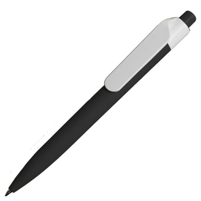 Ручка шариковая N16 soft touch, голубой, пластик, цвет чернил синий