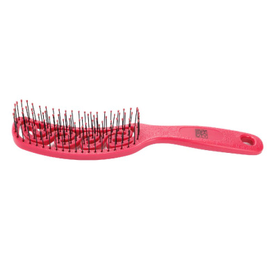 Щетка Dewal Beauty серия "Friendly", с нейлоновым штифтом, средняя